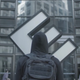 Elliot is visiting Evil Corp in the third season of Mr. Robot. Image: YouTube